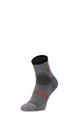 Ascend II Quarter Men Compression Hiking Socks Grey