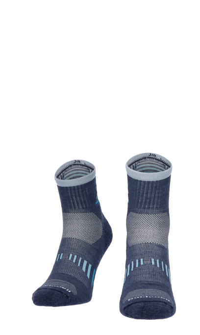 Ascend Quarter II Women Hiking Socks Class 1 Denim