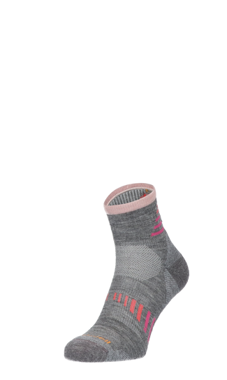 Ascend Quarter II Women Hiking Socks Class 1 Grey