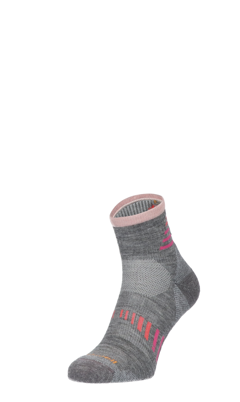 Ascend Quarter II Women Hiking Socks Class 1 Grey