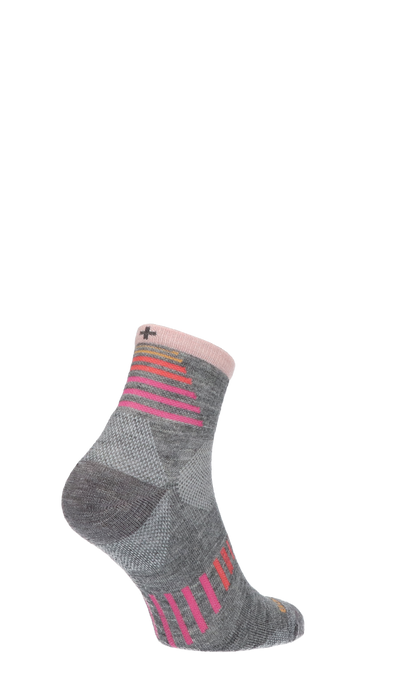 Ascend Quarter II Women Hiking Socks Class 1 Grey