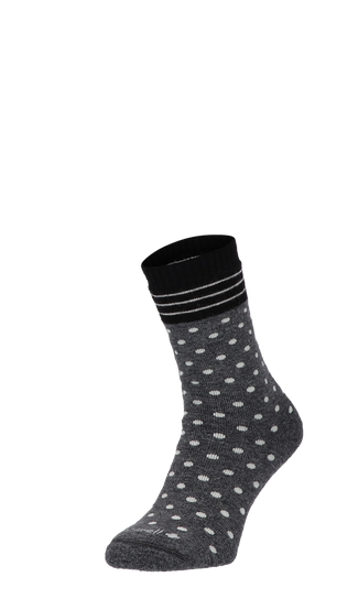 Plush Woman Diabetic Socks Charcoal