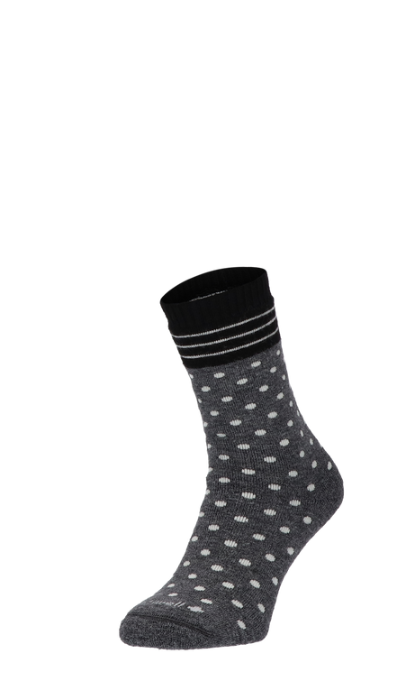 Plush Woman Diabetic Socks Charcoal