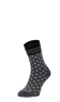 Plush Woman Diabetic Socks Charcoal
