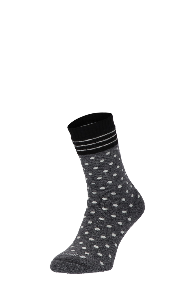 Plush Woman Diabetic Socks Charcoal