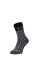 Plush Woman Diabetic Socks Charcoal