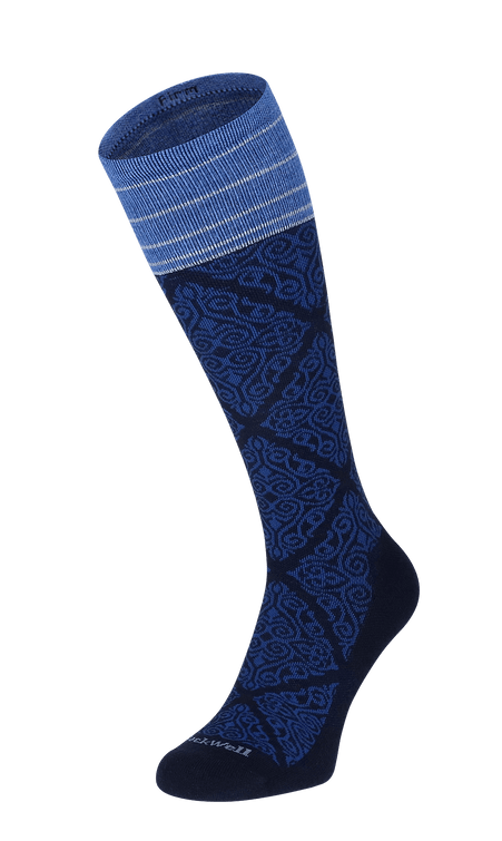 The Raj Women Firm Compression Socks Navy