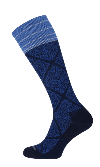 The Raj Women Firm Compression Socks Navy