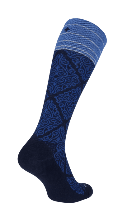 The Raj Women Firm Compression Socks Navy