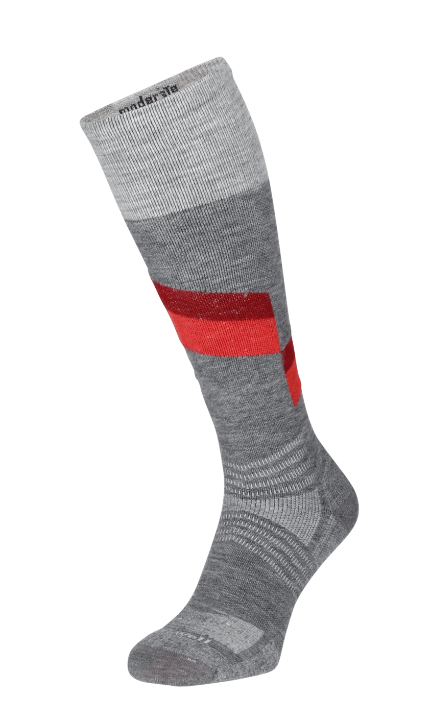 Steep Medium Men Ski Socks Class 1 Grey