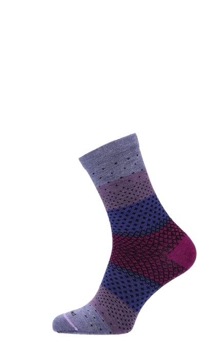 Plantar Ease Crew Women Heel Spur Socks Class 2 Lilac