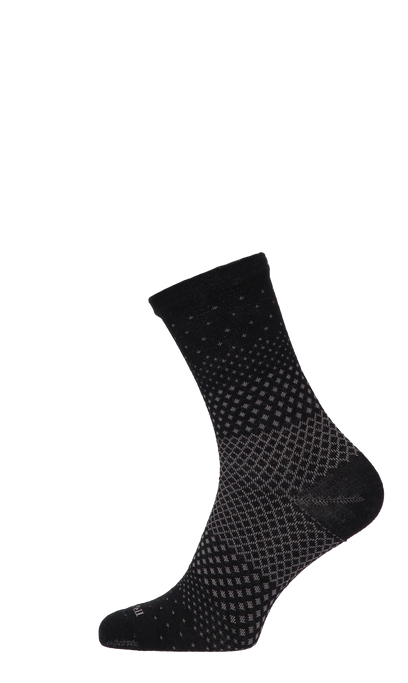 Plantar Ease Crew Women Heel Spur Socks Class 2 Black