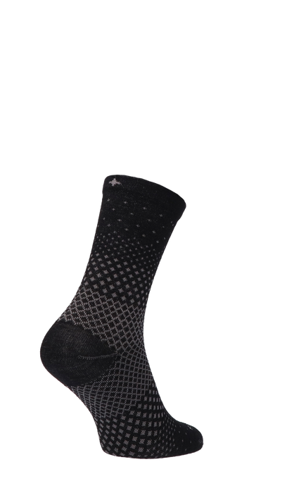 Plantar Ease Crew Women Heel Spur Socks Class 2 Black