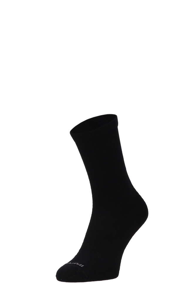 Plantar Ease Crew Women Heel Spur Socks Class 2 Black Solid