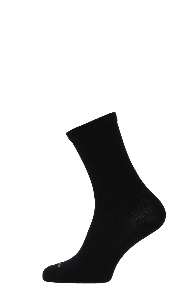 Plantar Ease Crew Women Heel Spur Socks Class 2 Black Solid