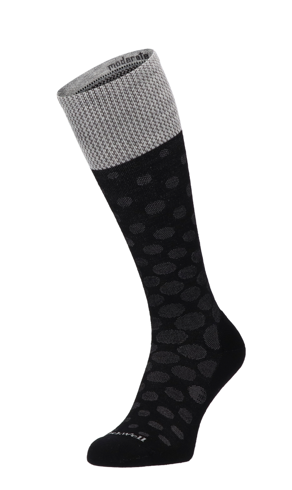 Spot On Women Moderate Compression Socks Black