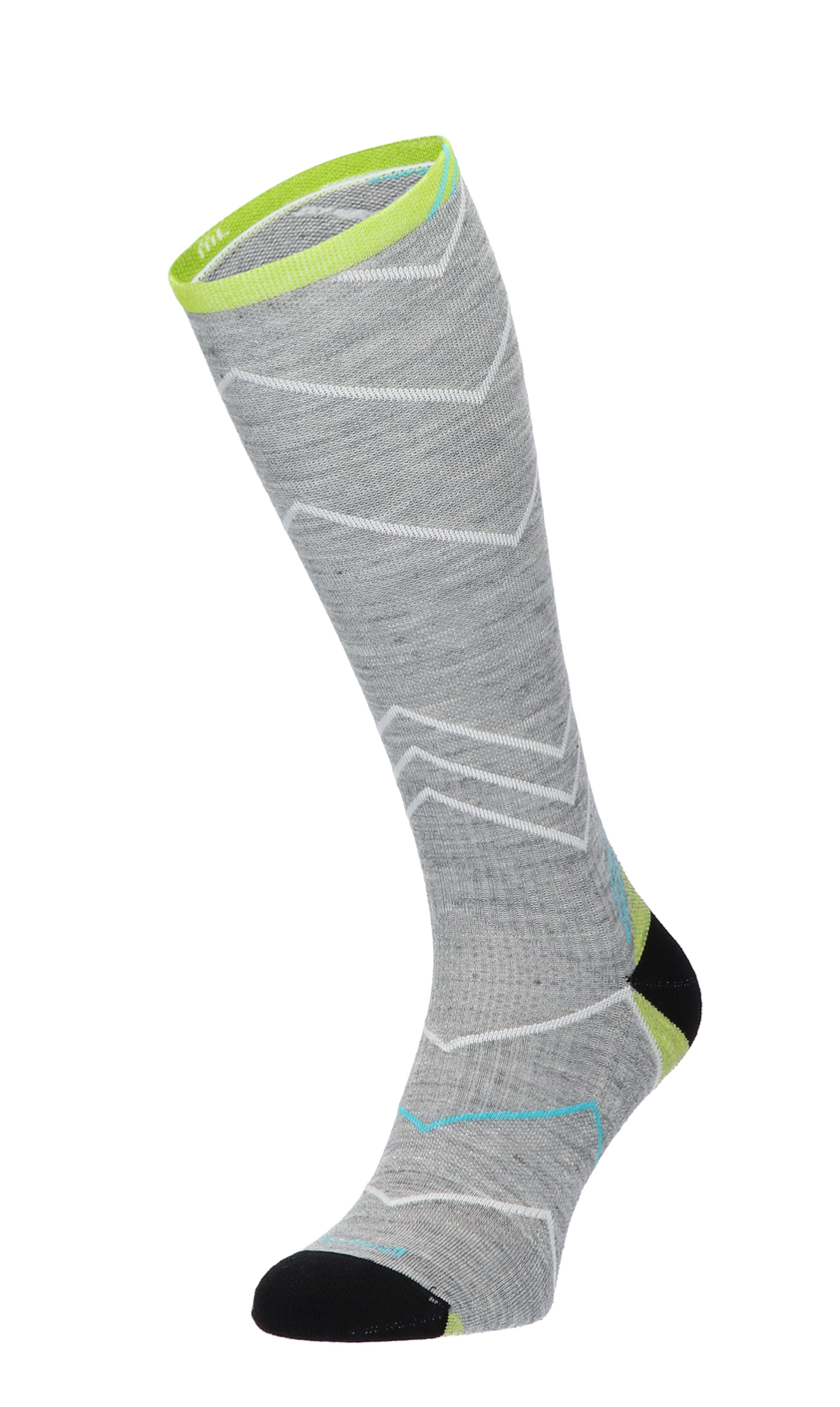 Incline Knee High Women Sports Socks Class 1 Grey