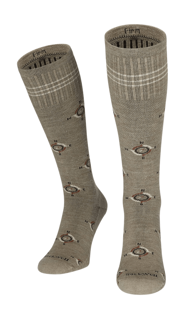 The Guide Men Firm Compression Socks Khaki