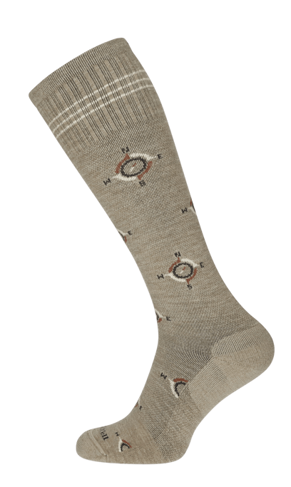 The Guide Men Firm Compression Socks Khaki