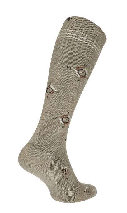 The Guide Men Firm Compression Socks Khaki