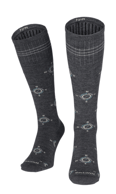 The Guide Men Compression Socks Class 2 Charcoal