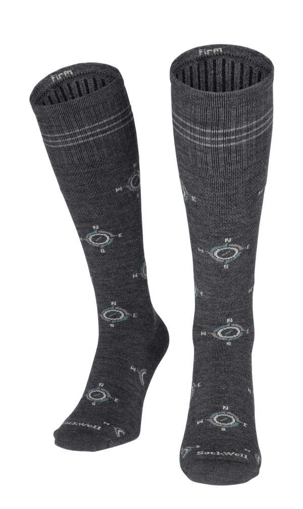 The Guide Men Compression Socks Class 2 Charcoal