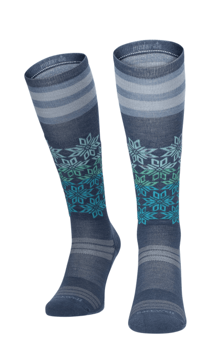 Powder Day Women Ski Socks Class 1 Denim