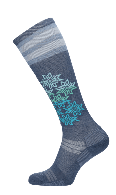 Powder Day Women Ski Socks Class 1 Denim