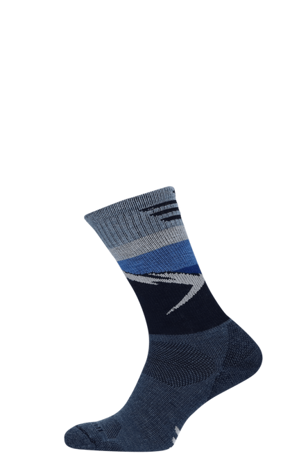 Modern Mountain Crew Men Hiking Socks Class 1 Denim