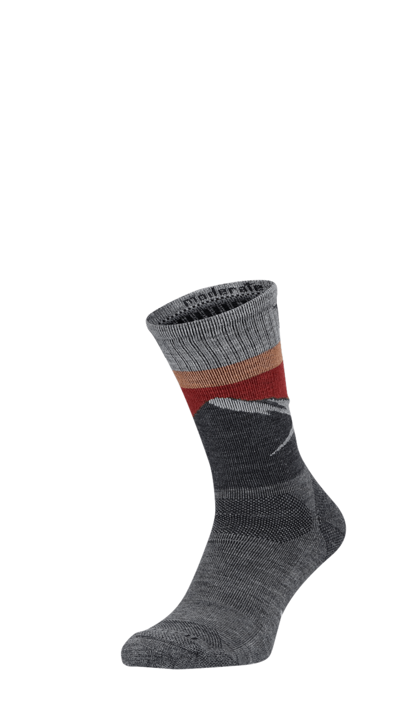 Modern Mountain Crew Men Hiking Socks Class 1 Grey