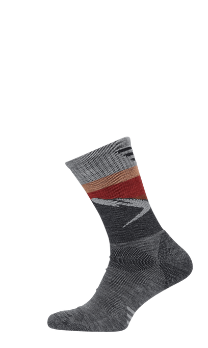 Modern Mountain Crew Men Hiking Socks Class 1 Grey