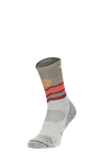 Mountain Beat Crew Women Hiking Socks Class 1 Natural