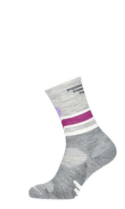 Mountain Beat Crew Women Hiking Socks Class 1 Grey