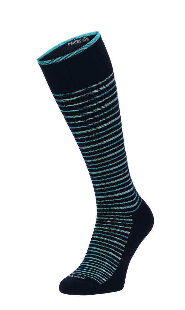 Featherweight Flair Women Compression Socks Class 1 Navy